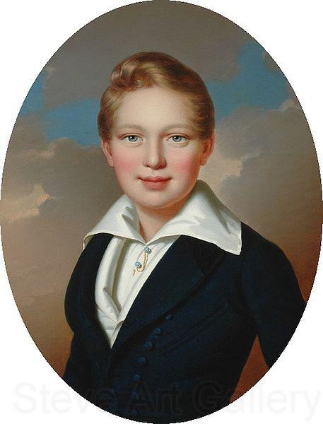 unknow artist Portrait of Archduke Alexander of Austria son of Archduke Joseph, Palatine of Hungary Norge oil painting art